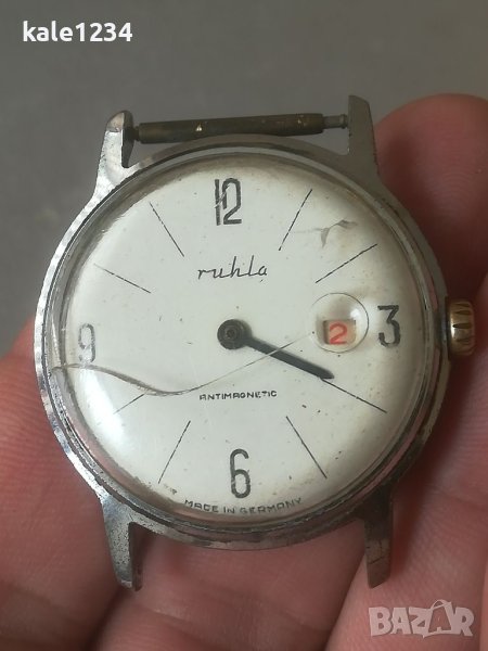 Мъжки часовник Ruhla. UMF 24. Vintage watch. Made in Germany. Механичен механизъм , снимка 1