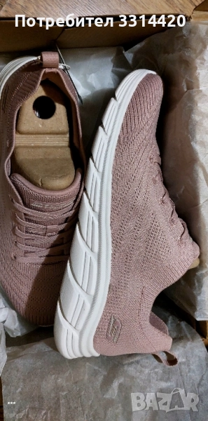 Skechers маратонки розови 38,5, снимка 1