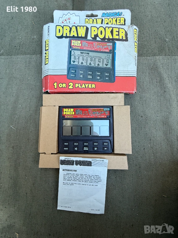 Продавам ретро електронна игра (покер), снимка 1