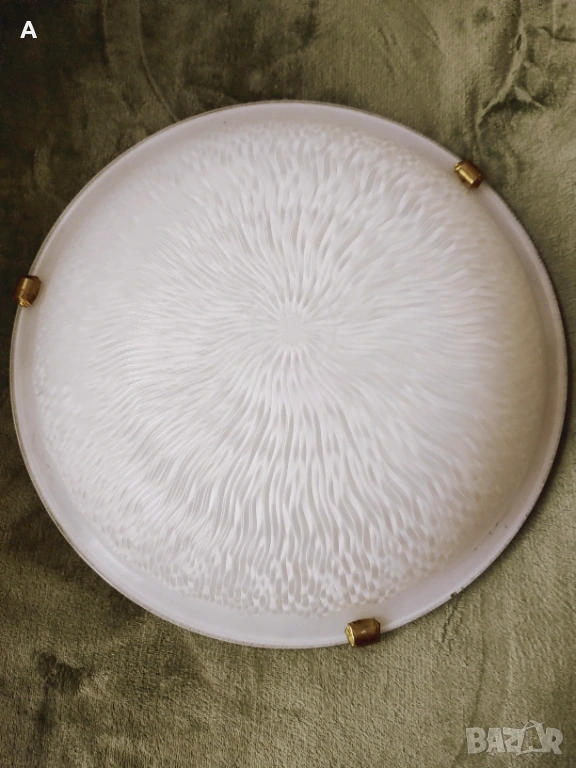 Голям стъклен плафон 40см, снимка 1