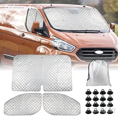 Нови 3 броя водоустойчива вътрешна термична щора за кола/98% затъмнение , снимка 1