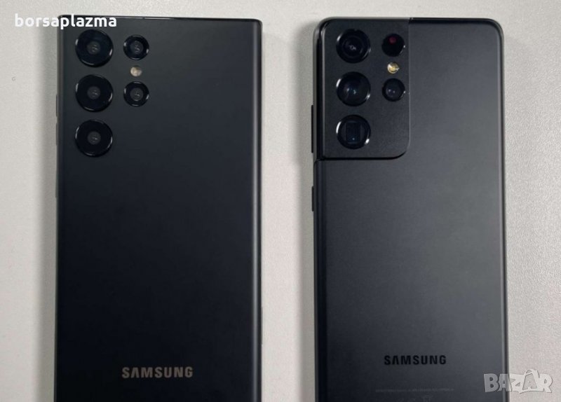 Промо пакет: Смартфон Samsung Galaxy S22 Ultra, Dual SIM, 128GB, 8GB RAM, 5G, Phantom Black + Слушал, снимка 1