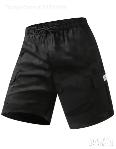 черни, мъжки, къси гащи, снимка 1
