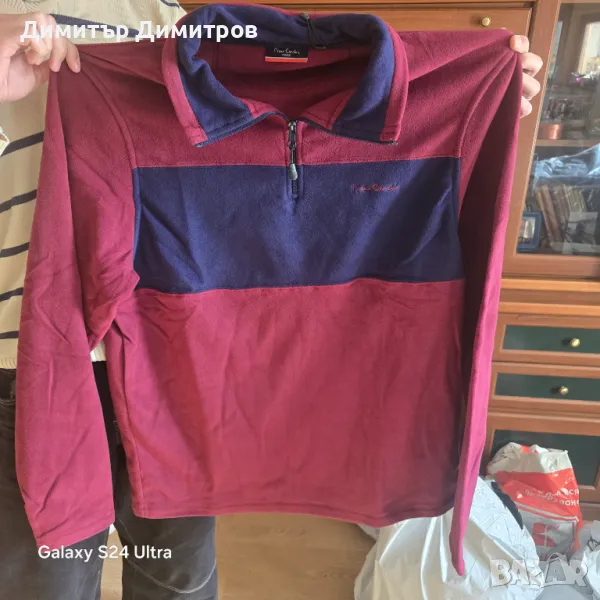 Блуза,суичър без качулка Pierre Cardin,полар XL 52--20лв, снимка 1
