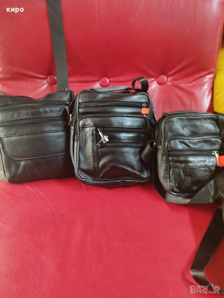мъжки чанти от естествена кожа , снимка 1