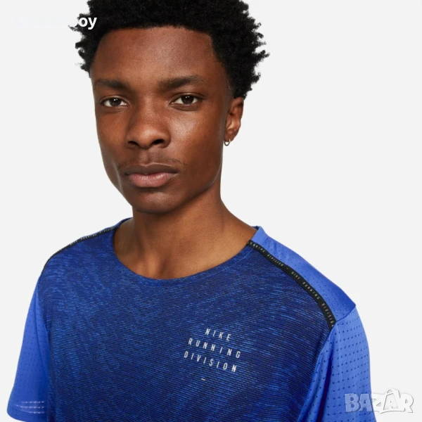 Nike Dri-FIT Run Division Rise 365 'Medium Blue' - страхотна мъжка тениска КАТО НОВА Л, снимка 1