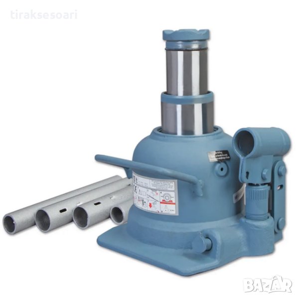 Нископрофилен Хидравличен Бутилков Крик 10 тона, Двойно бутало, снимка 1