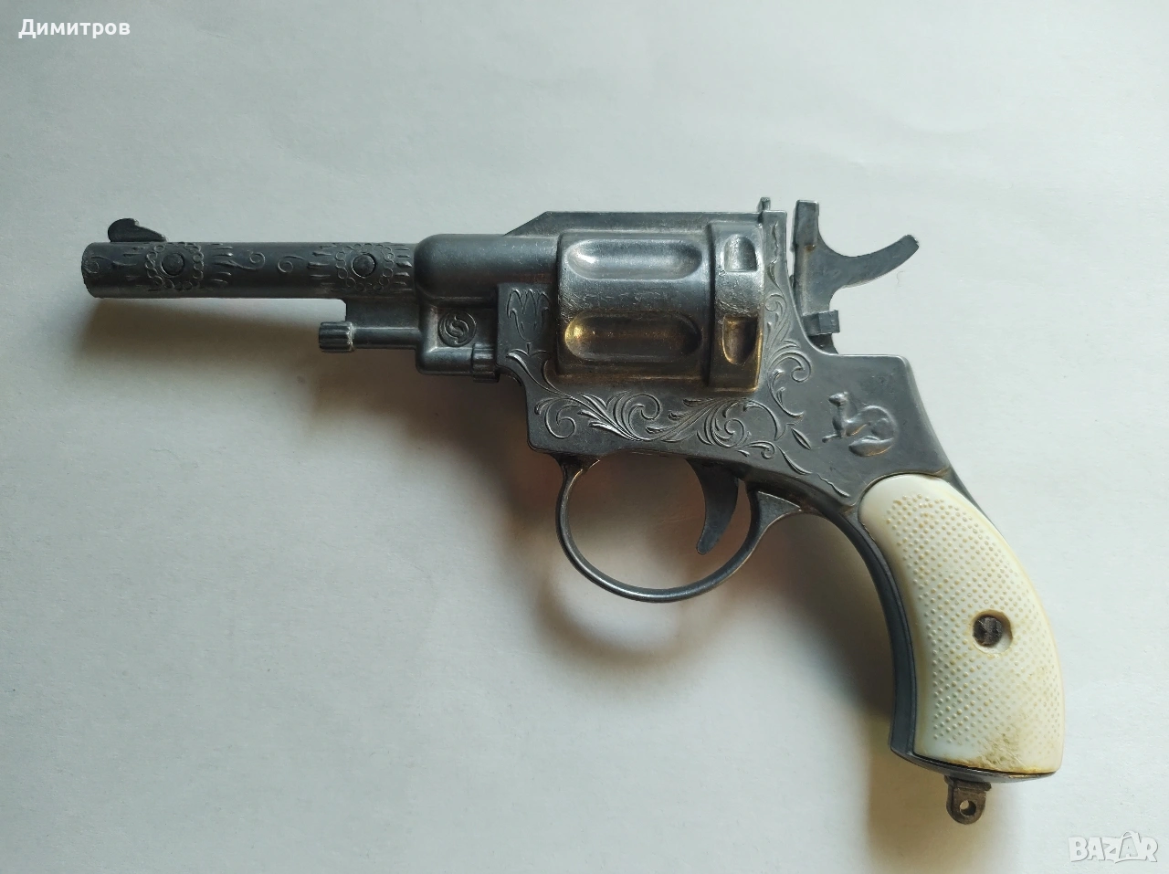 Ретро детски метален пистолет , снимка 1