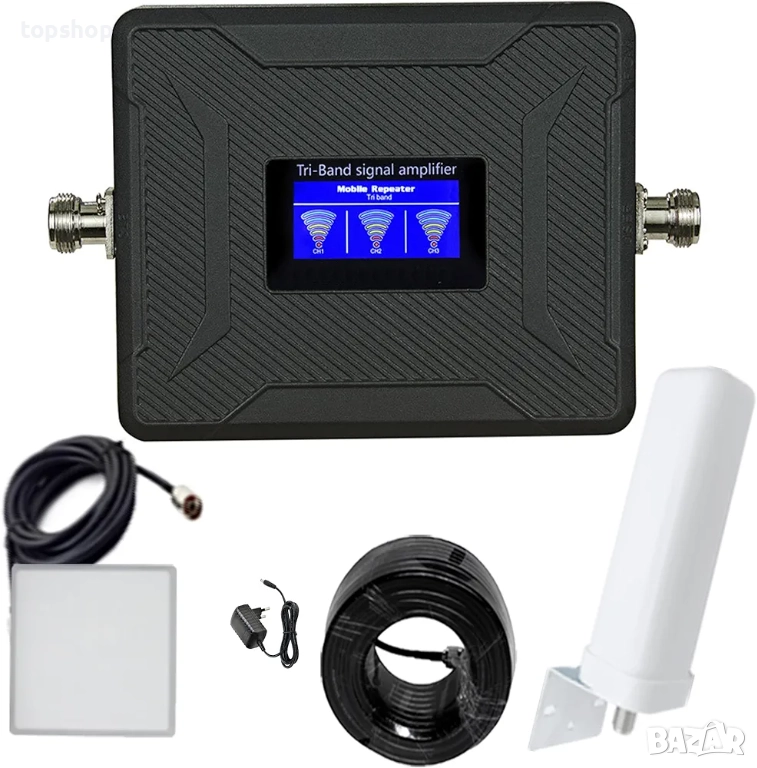 Антени за усилване на клетъчен сигнал CE-лицензиран 4G 3G 2G GSM LTE WCDMA усилвател на сигнала ..., снимка 1