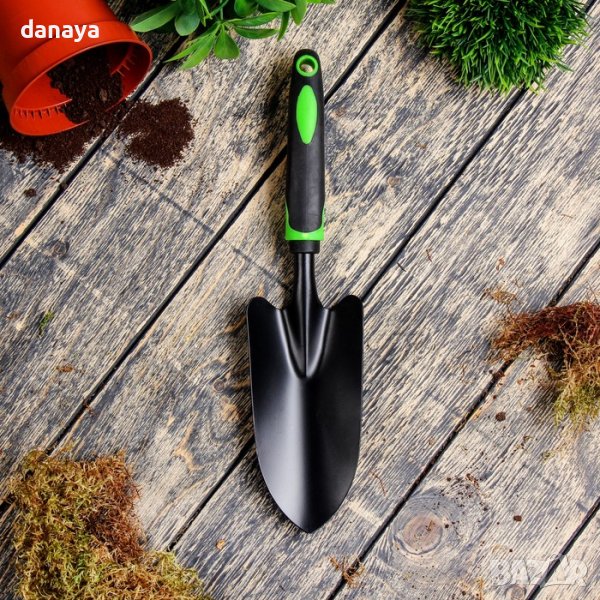 3638 Градинска лопатка с гумирана дръжка, снимка 1