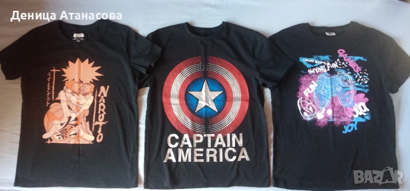 Тениски, потници, къси панталони, суичер Puma, Minecraft, долнища 146/152, cки екип 140/146, яке 152, снимка 1