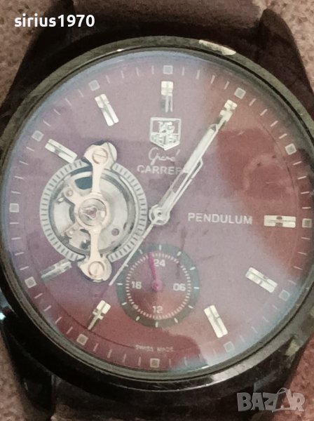 швейцарски. автоматичен часовник tag heuer grand carrier, снимка 1