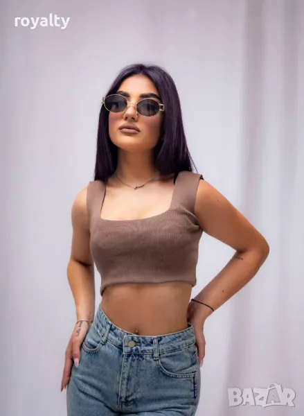 Дамски кафяв потник , снимка 1