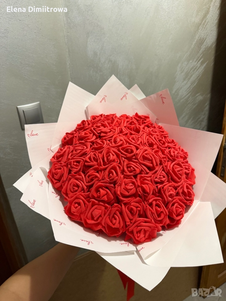 Букети от фоамени рози , снимка 1