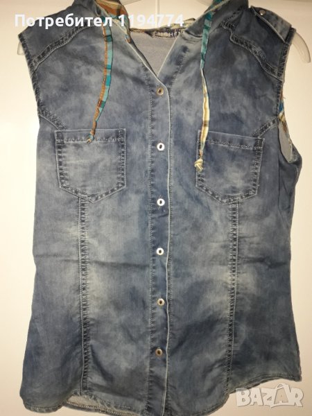 Дънкова риза , снимка 1