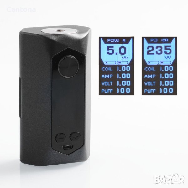 GeekVape Blade 235W TC VW Variable Wattage Box Mod - Crimson, 5~235W, 2 x 18650 / 20700 / 21700, снимка 1