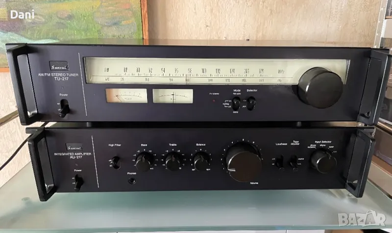 Усилвател Sansui AU-217 и тунер Sansui TU-217, снимка 1