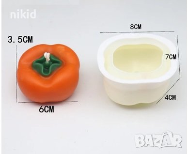 3D Райска Ябълка силиконов молд форма шоколад фондан гипс свещ сапун смола декор, снимка 1