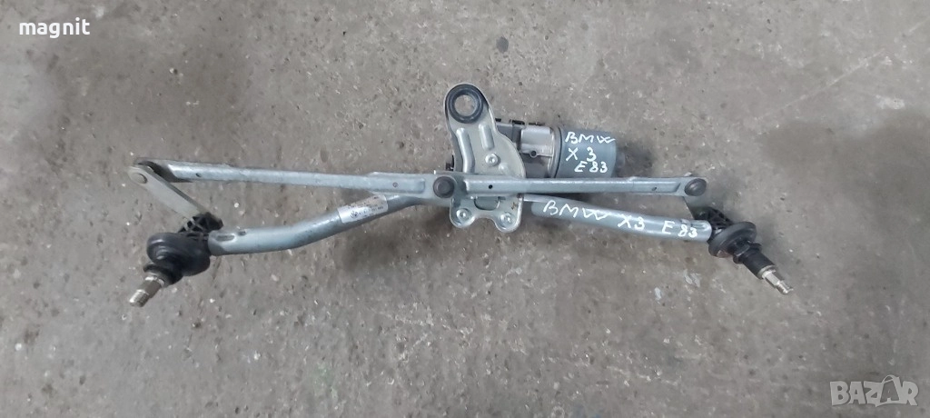 3397020617 Механизъм с моторче чистачки BMW X3 E83, снимка 1