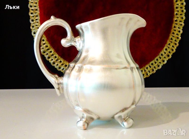 Порцеланова каничка WMF,сребърен обков 1000,барок. , снимка 1
