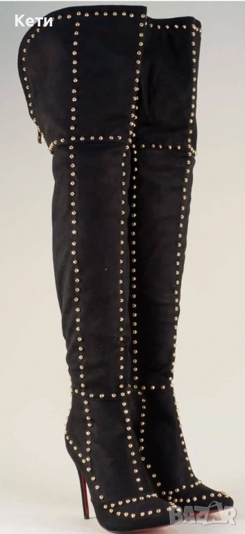 Търся този модел велурени чизми, снимка 1