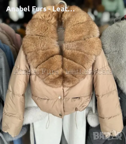 Къси якенца с богат пух от лисица, снимка 8 - Якета - 47853019