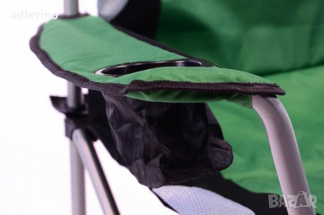 Рибарски стол, сгъваем стол, пикник стол, къмпинг стол, зелено - 130 кг, снимка 9 - Къмпинг мебели - 34391193