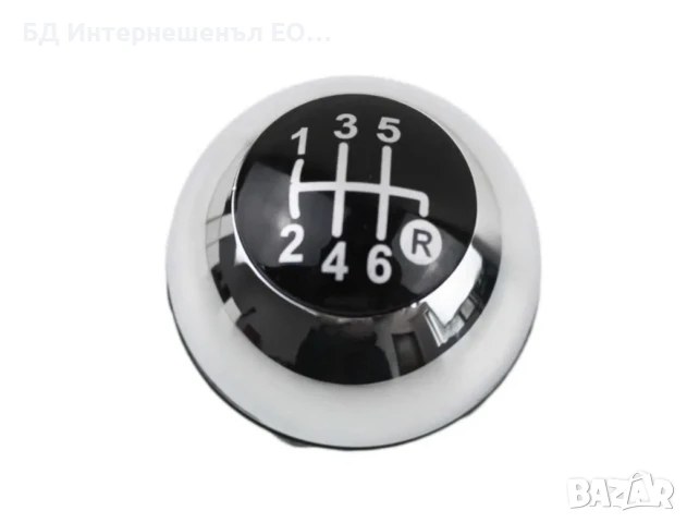 Топка за скоростен лост, Fiat 500 Abarth, Хром, Черен, 6 скорости,, снимка 4 - Части - 50992251