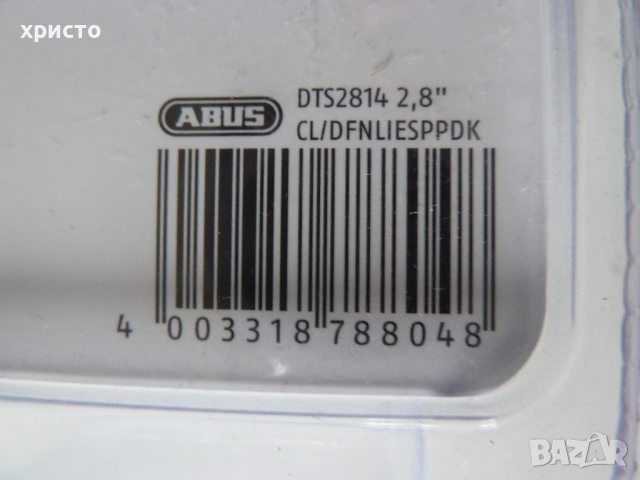 шпионка с дисплей Abus нова, снимка 3 - Входни врати - 52625474