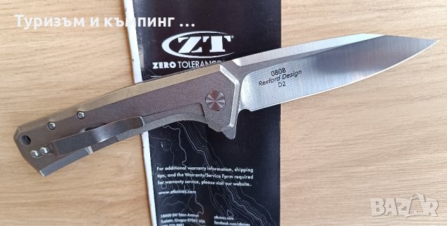 Сгъваем нож ZT 0808 / ZT 0801, снимка 8 - Ножове - 44246277