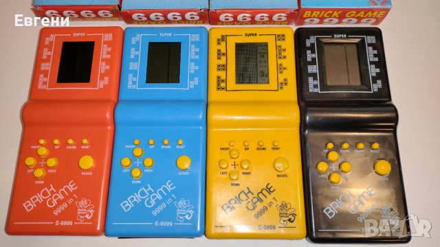 Тетрис конзола с вградени игри 9999 в 1/ Tetris BRICK GAME 9999 IN 1