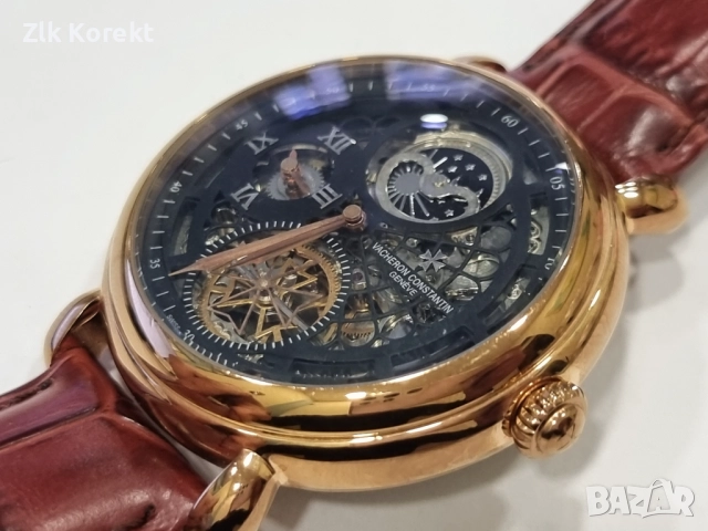 Механичен часовник Vacheron Constantin, снимка 5 - Мъжки - 52276588