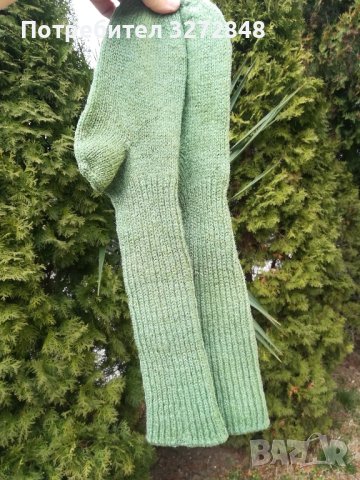 Вълнени чорапи /до коляното, снимка 3 - Дамски чорапи - 44210020