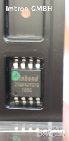  Winbond  25Q64JVSIQ   3V 64M-BIT SERIAL FLASH MEMORY WITH DUAL/QUAD SPI & QPI, снимка 3 - Друга електроника - 41583881