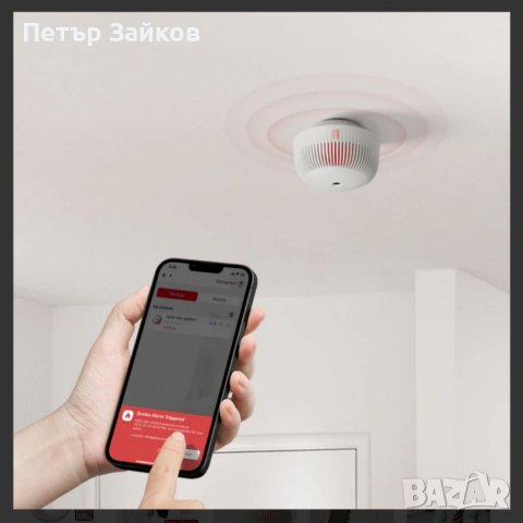 Wi-Fi аларма за дим, снимка 3 - Други стоки за дома - 38643036