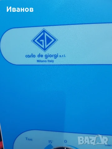 Професионален СТЕРИЛИЗАТОР Carlo de giorgi WS01 , снимка 2 - Лаборатория - 51401270