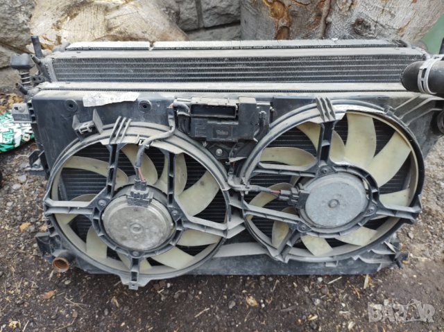 Вентилатор и воден радиатор Opel Vectra C (2004) 2.2 DTI 125 к.с., снимка 2 - Части - 41881896