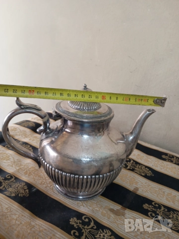 Стара посребрена кана за кафе,чай, снимка 3 - Други ценни предмети - 52532990
