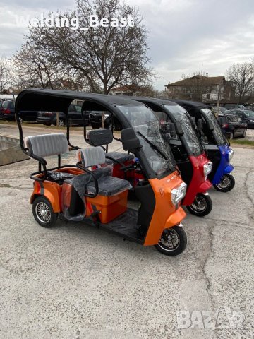 Електрически триколки с таван MaxMotors LUX3 2000W/60V/25AH , снимка 1
