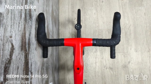 Карбонов шосеен велосипед BMC Teammachine SLR01 MOD Disc Ultegra Di2 Miche | 58, снимка 10 - Велосипеди - 53392911