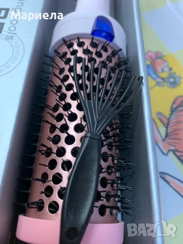 Кератинова Термочетка / Йонна Четка за Изправяне и Накъдряне, снимка 7 - Маши за коса - 50467605