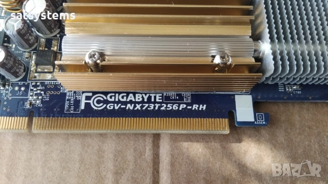 Видео карта NVidia GeForce Gigabyte NX7300 GT 256MB GDDR2 128bit PCI-E, снимка 7 - Видеокарти - 53863731