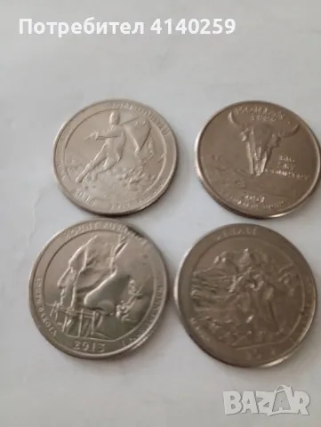 САЩ монети 1/4 долар 2013 г , снимка 1