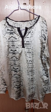 Дамска блуза лятна с лъскавина , снимка 3 - Ризи - 41635645