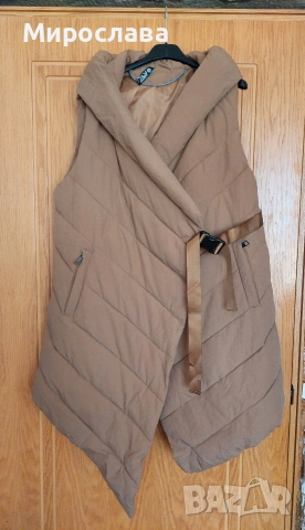 Нов дамски дълъг елек размер М