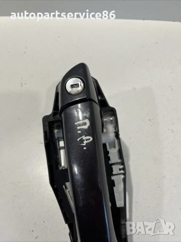 Предна дясна външна дръжка черна за Peugeot 508 1.6 HDI (2012) 9674358680, снимка 2 - Части - 53745393