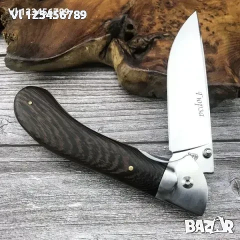 Джобен нож Русия - Витяз Гюрза Ст 65Х13 , 104х240 мм, снимка 3 - Ножове - 53846271