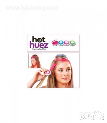 HOT HUEZ - СИСТЕМА ЗА ЛЕСНО БОЯДИСВАНЕ НА КИЧУРИ - код 0774, снимка 2 - Продукти за коса - 34068194
