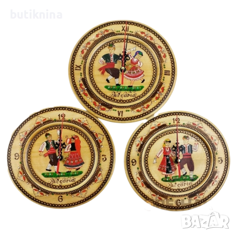 Стенен Часовник - дървен, снимка 2 - Стенни часовници - 52017922