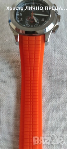 Промоция!!! Мъжки луксозен часовник Patek Philippe Orange 🧡 , снимка 4 - Мъжки - 53132452